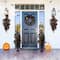 Glitzhome® 36"H Halloween Lighted Black Rose with Orange Glitter Urn Porch Tree with Timer